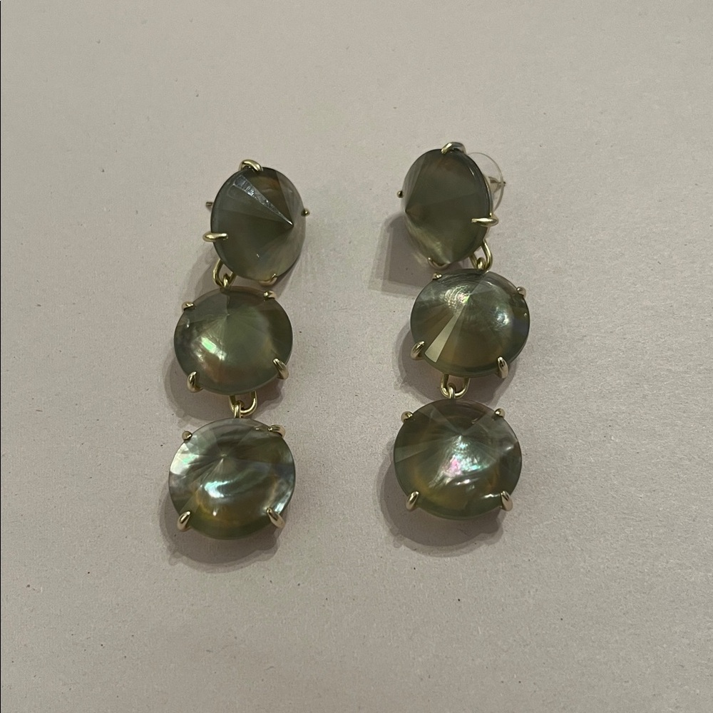 Kendra Scott Jolie Statement Earrings in Gray Illusion